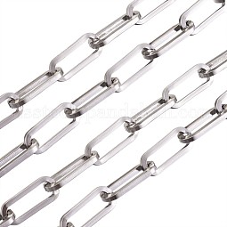 304 Stainless Steel Paperclip Chains US-STAS-R100-38