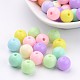 Solid Chunky Bubblegum Acrylic Ball Beads US-SACR-R835-10mm-M-1