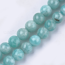 Natural Amazonite Beads Strands US-G-S333-6mm-022