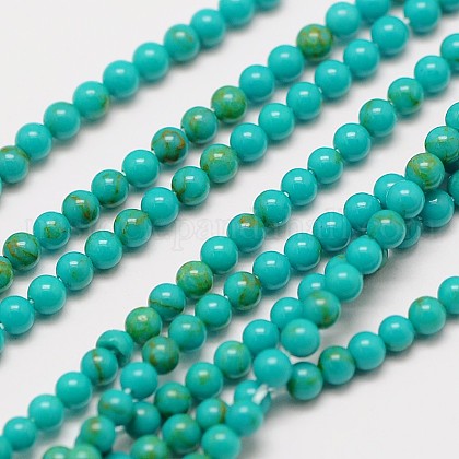 Imported Natural Turquoise Bead Strands US-X-G-A130-2mm-L05-1