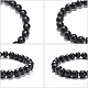 Synthetic Black Stone Beaded Stretch Bracelets US-B072-3-4
