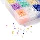15 Colors Glass Seed Beads US-SEED-JP0007-02-3