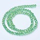 Electroplate Glass Beads Strands US-EGLA-A034-T8mm-B11-2