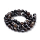 Natural Striped Agate/Banded Agate Beads Strands US-G-S259-04A-8mm-2