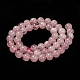 Natural Madagascar Rose Quartz Beads Strads US-G-D655-8mm-2
