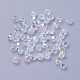Electroplate Crystal Glass Bicone Beads US-GGLA-F026-B01-2