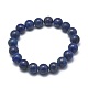 Natural Lapis Lazuli Bead Stretch Bracelets US-BJEW-K212-B-047-1