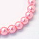 Baking Painted Pearlized Glass Pearl Round Bead Strands US-HY-Q003-6mm-53-2