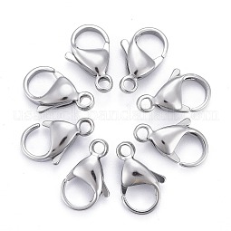 304 Stainless Steel Lobster Claw Clasps US-STAS-AB15