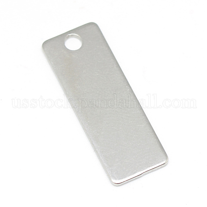 304 Stainless Steel Stamping Blank Tag Pendants US-STAS-T008-119-1