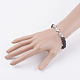 Natural/Synthetic Gemstone Stretch Bracelets US-BJEW-JB03532-4