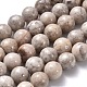 Natural Maifanite/Maifan Stone Beads Strands US-G-I187-8mm-01-8