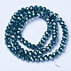 Electroplate Glass Beads Strands US-EGLA-A034-P4mm-A14-2