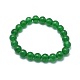 Natural Malaysia Jade Bead Stretch Bracelets US-BJEW-K212-B-013-2