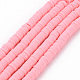 Handmade Polymer Clay Bead Strands US-CLAY-T002-6mm-59-1