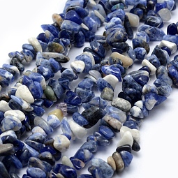 Natural Sodalite Beads Strands US-G-P332-21