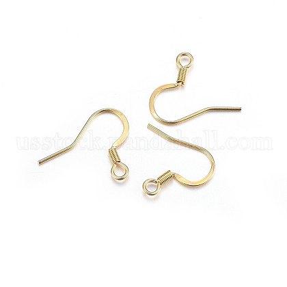 304 Stainless Steel French Earring Hooks US-STAS-P210-23G-1