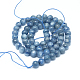 Natural Kyanite/Cyanite/Disthene Round Beads Strands US-G-N0150-05-6mm-2