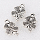 Tibetan Style Alloy Clover Charms US-X-TIBEP-2765-AS-RS-2