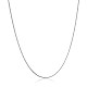 925 Sterling Silver Chain Necklaces US-NJEW-BB30138-18-1