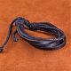 Unisex Multi-strand Leather Cord Bracelets US-BJEW-BB15557-9