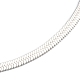 201 Stainless Steel Herringbone Chain Necklaces US-NJEW-M187-06P-2