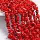 Natural Coral Beads Strands US-DC029Y-1