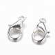 Zinc Alloy Lobster Claw Clasps US-PALLOY-R042-301-S-NF-2