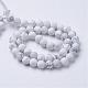 Natural Howlite Beads Strands US-G-T055-6mm-02-2