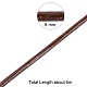 3mm Saddle Brown Color Cowhide Leather Beading Cords US-X-WL-A002-12-4