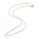 Long-Lasting Plated Brass Chains Necklaces US-NJEW-MSMC002-13RG-NF-2