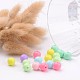 Solid Chunky Bubblegum Acrylic Ball Beads US-SACR-R835-10mm-M-3