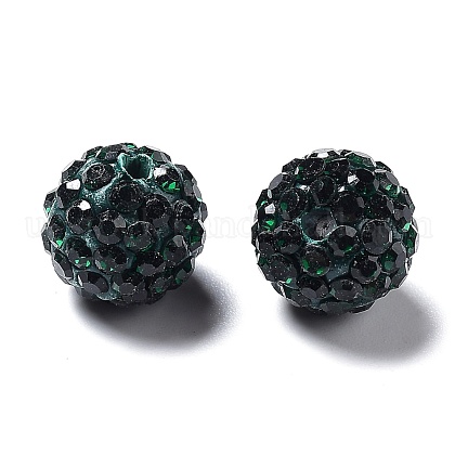 Pave Disco Ball Beads US-RB-A130-10mm-19-1