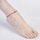Nylon Thread Braided Anklets US-AJEW-AN00266-M-5