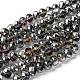 Electroplate Glass Faceted Rondelle Beads Strands US-EGLA-D020-10x8mm-21-1