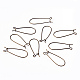 Brass Hoop Earrings Findings Kidney Ear Wires US-EC221-NFAB-4