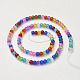 Crackle Glass Beads Strands US-GGM001-3