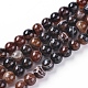 Natural Striped Agate/Banded Agate Beads Strands US-G-G582-6mm-45-1