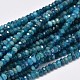 Faceted Rondelle Natural Apatite Bead Strands US-G-F289-48B-1