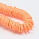 Handmade Polymer Clay Bead Strands US-CLAY-T002-6mm-13-3