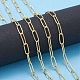 Soldered Brass Paperclip Chains US-CHC-D025-03G-6