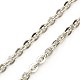 304 Stainless Steel Necklaces Women Cable Chain Necklaces US-NJEW-C079-01B-2