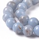 Natural Angelite Beads Strands US-G-G840-03-6mm-7