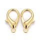 Zinc Alloy Lobster Claw Clasps US-E107-G-2