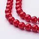 Natural Mashan Jade Round Beads Strands&nbsp;US-X-G-D263-8mm-XS31-2