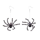 Glass Seed Braided Spider Long Dangle Earrings US-EJEW-TA00085-3