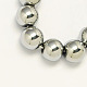Non-magnetic Synthetic Hematite Beads Strands US-G-S096-6mm-M-2