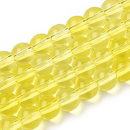 Transparent Glass Beads Strands US-GLAA-T032-T6mm-12
