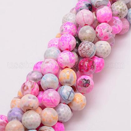 Natural Fire Crackle Agate Bead Strands US-G-G882-10mm-B04-4-1