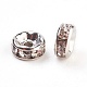 Brass Rhinestone Spacer Beads US-RB-A014-Z6mm-01P-2